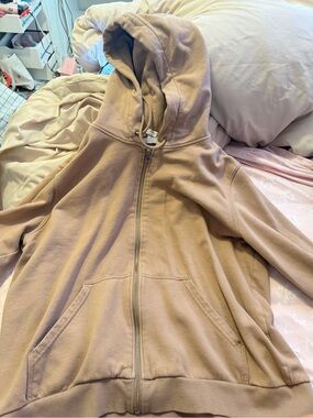 H&M Blush Pink Zip Hoodie